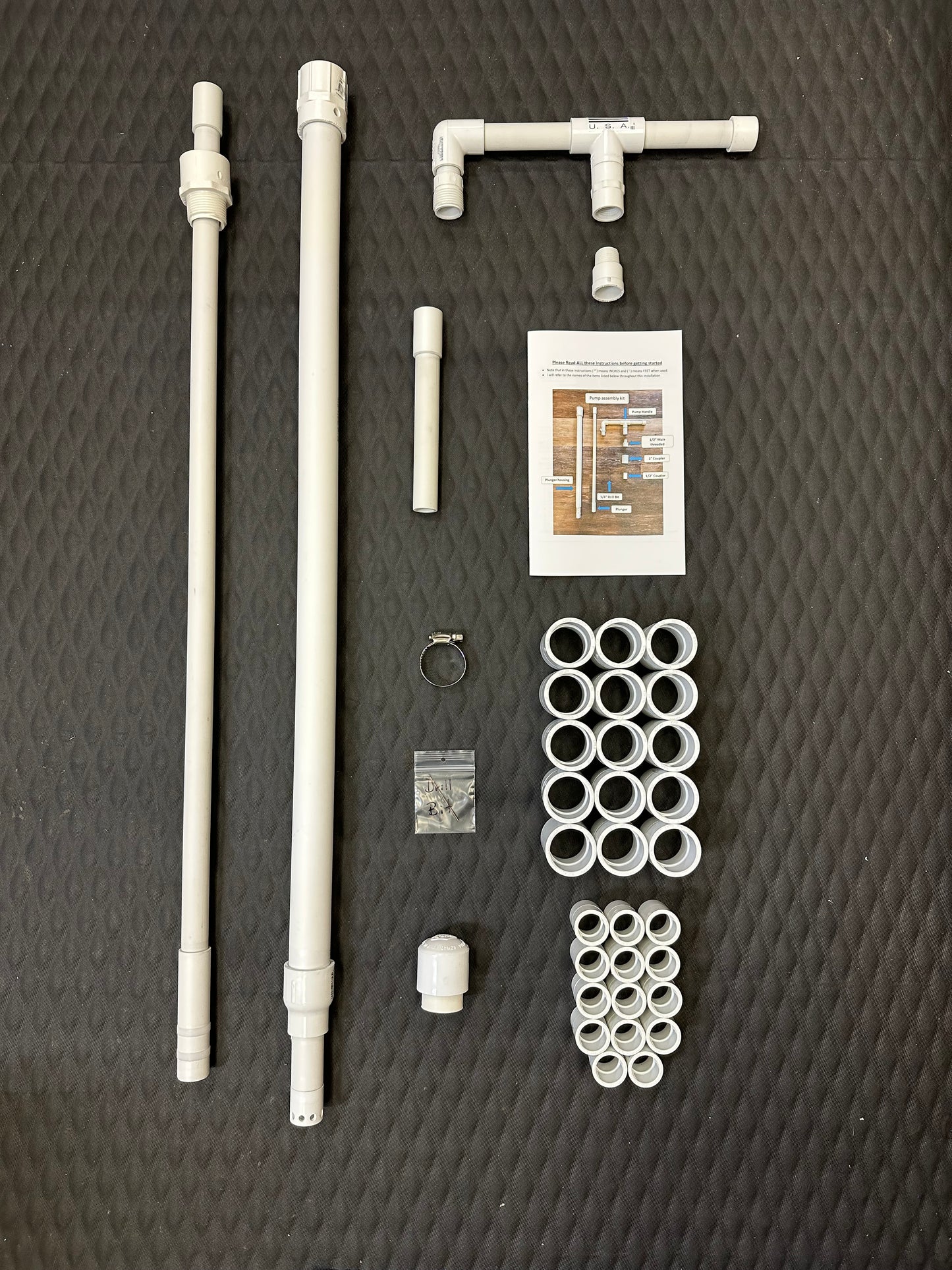 Well Pump Hand Operated DIY kit 10' to 150'