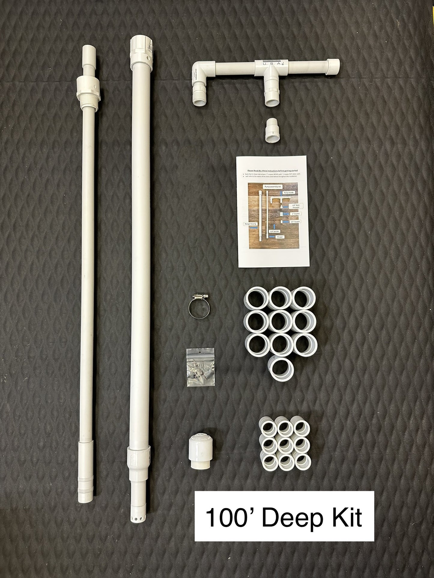 Well Pump Hand Operated DIY kit 10' to 150'