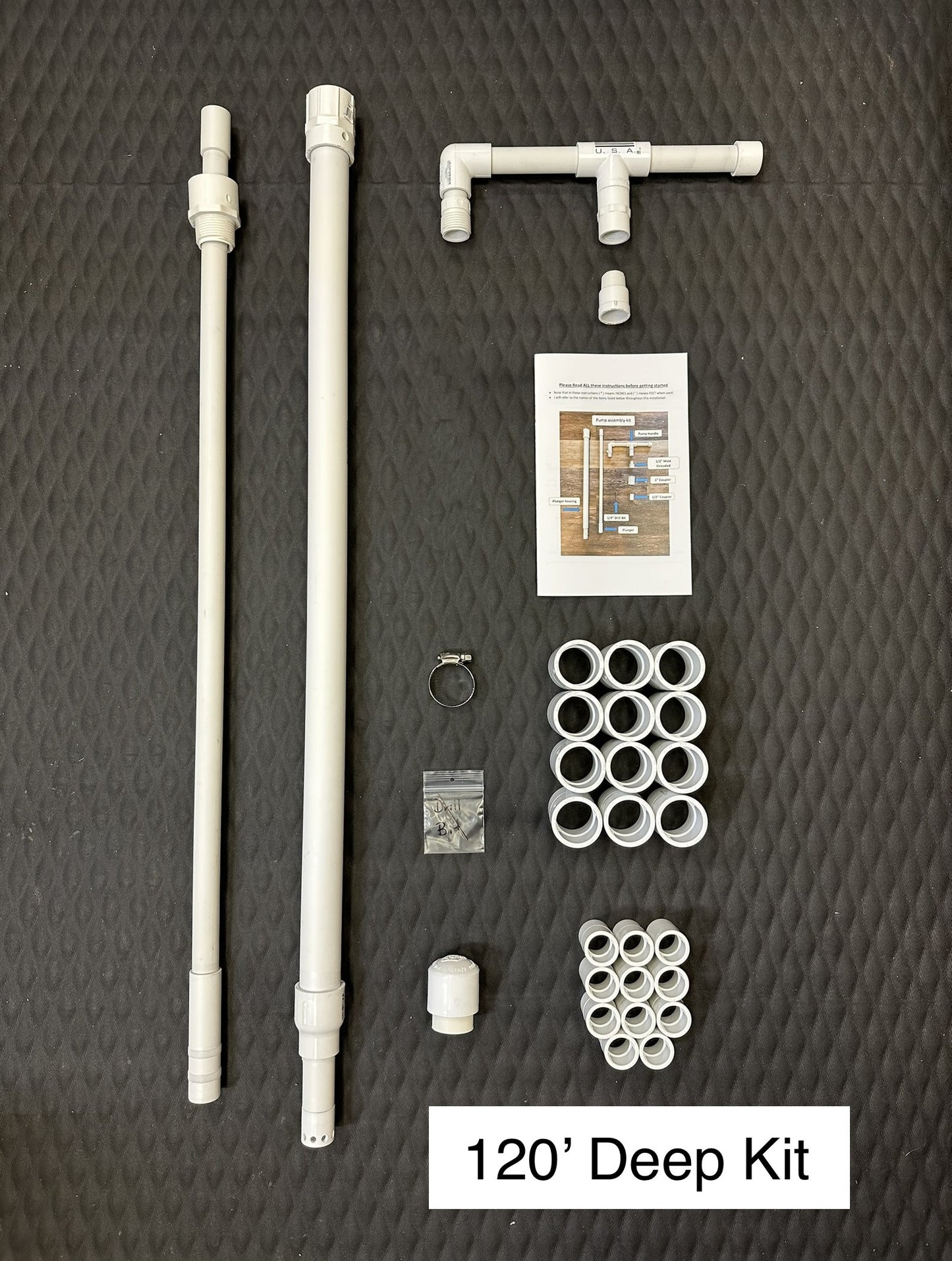 Well Pump Hand Operated DIY kit 10' to 150'