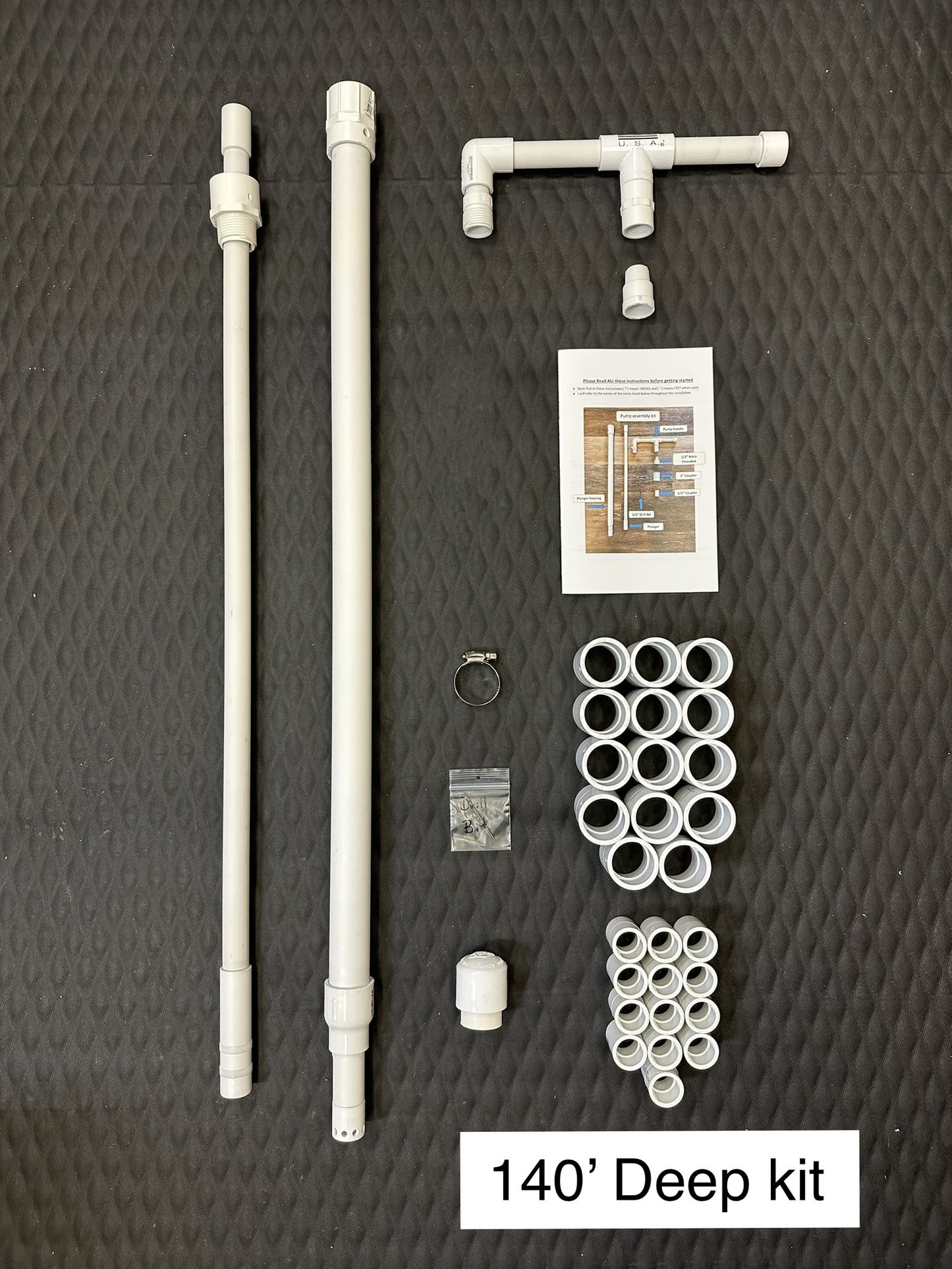 Well Pump Hand Operated DIY kit 10' to 150'