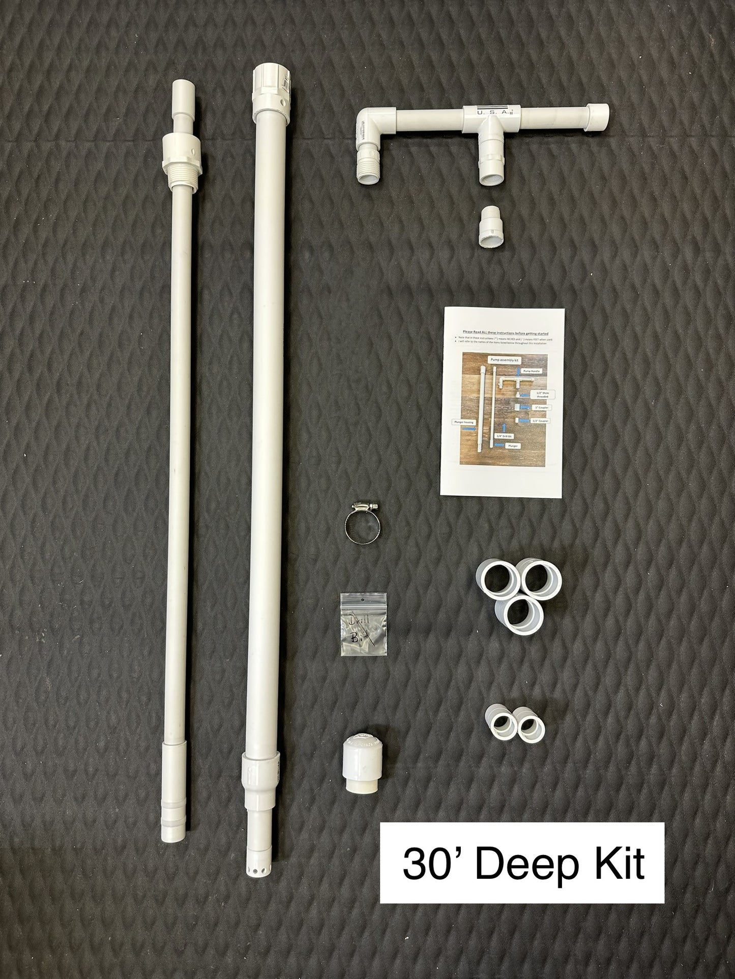 Well Pump Hand Operated DIY kit 10' to 150'