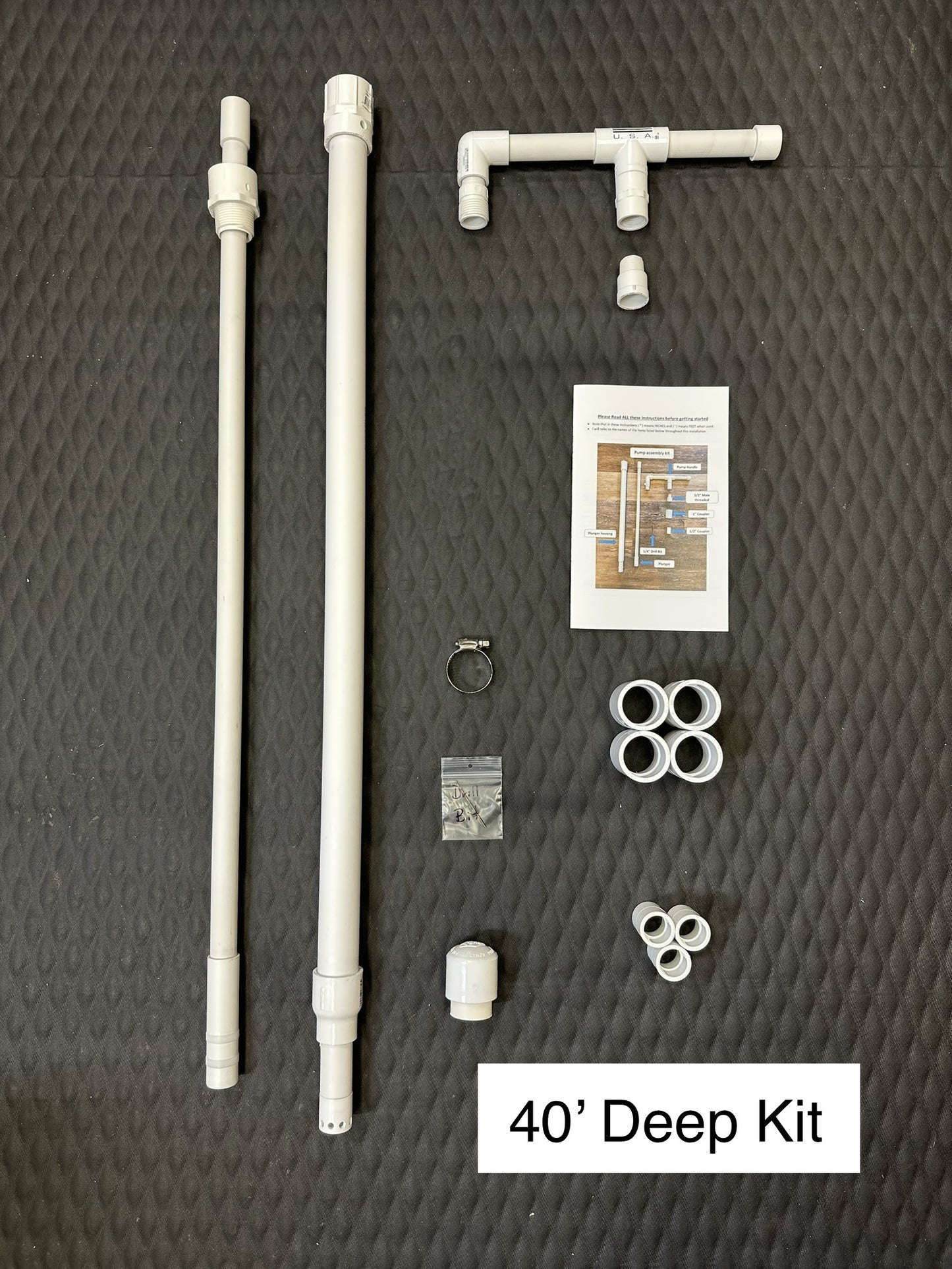 Well Pump Hand Operated DIY kit 10' to 150'
