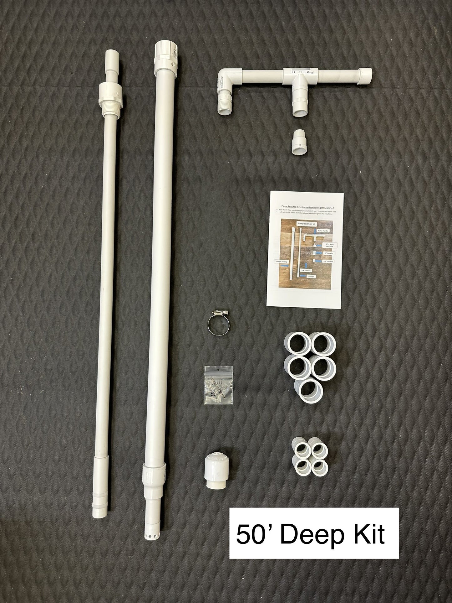 Well Pump Hand Operated DIY kit 10' to 150'