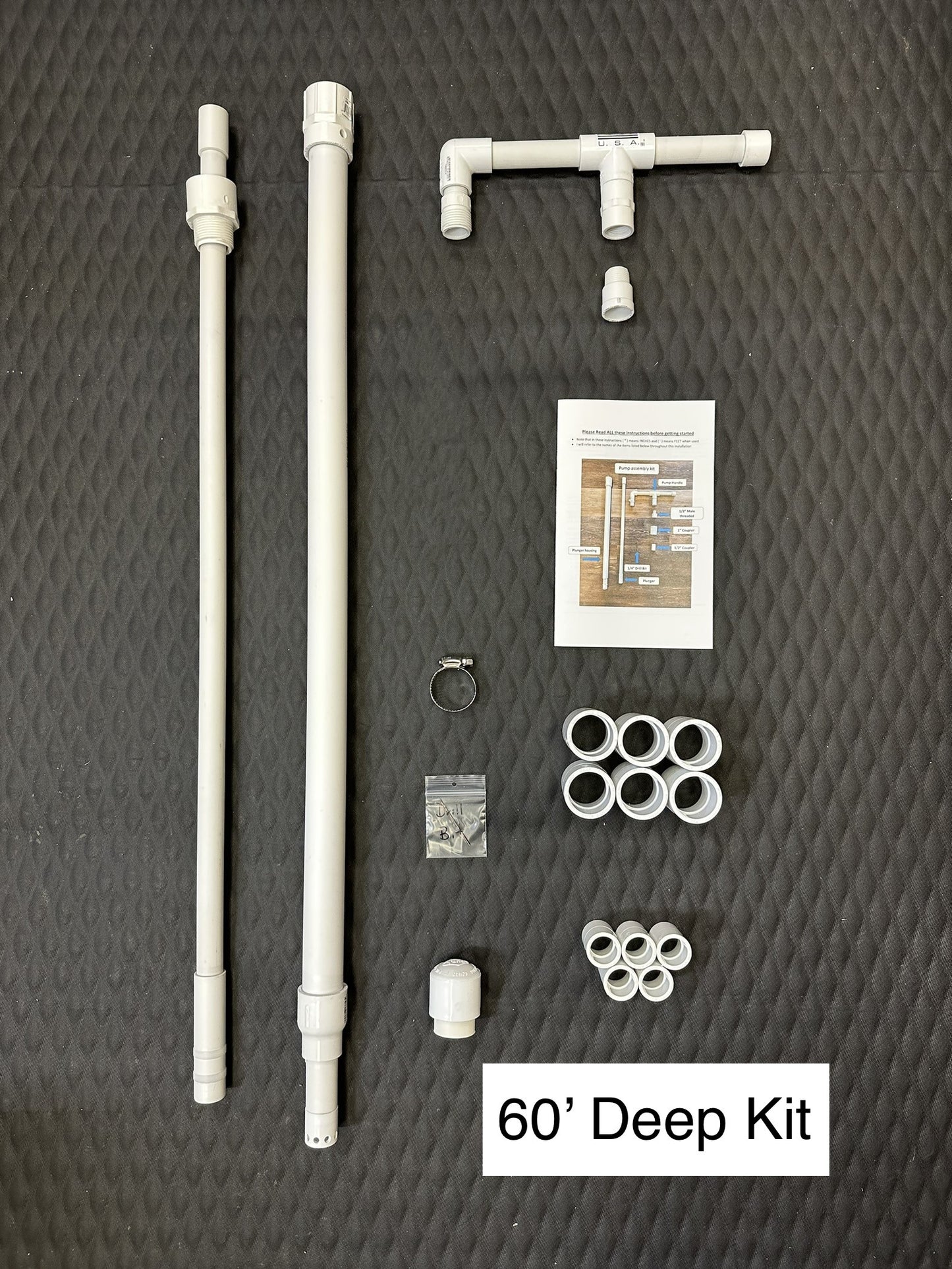 Well Pump Hand Operated DIY kit 10' to 150'
