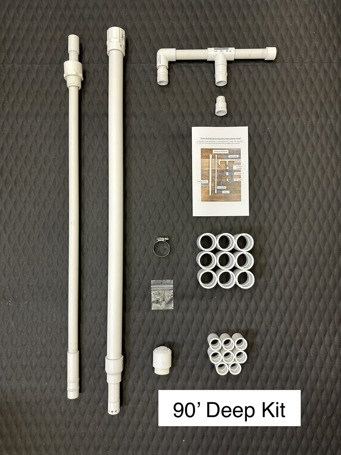 Well Pump Hand Operated DIY kit 10' to 150'
