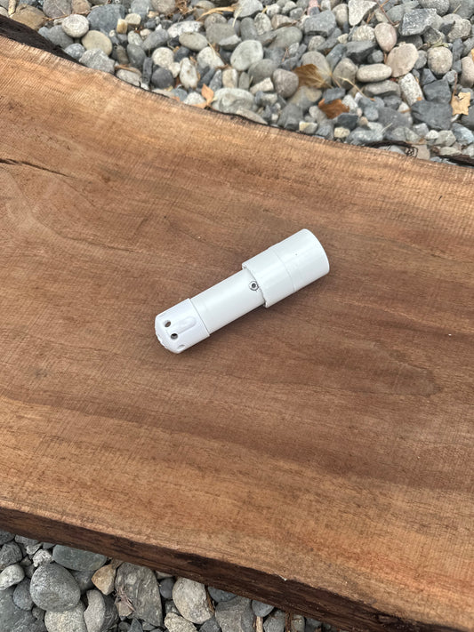 White PVC component 